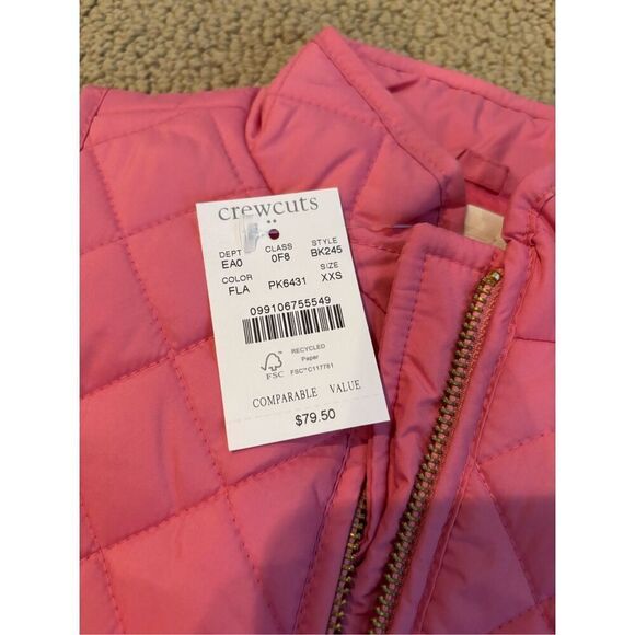 NWT Crewcuts puffer vest size XXS (2-3) - Picture 2 of 3